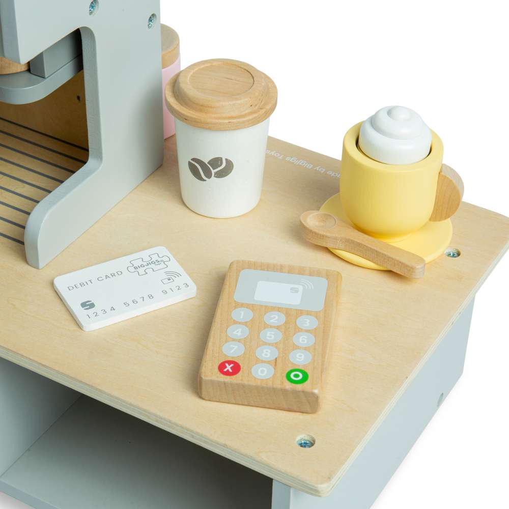 Bigjigs Wooden Coffee Shop Playset