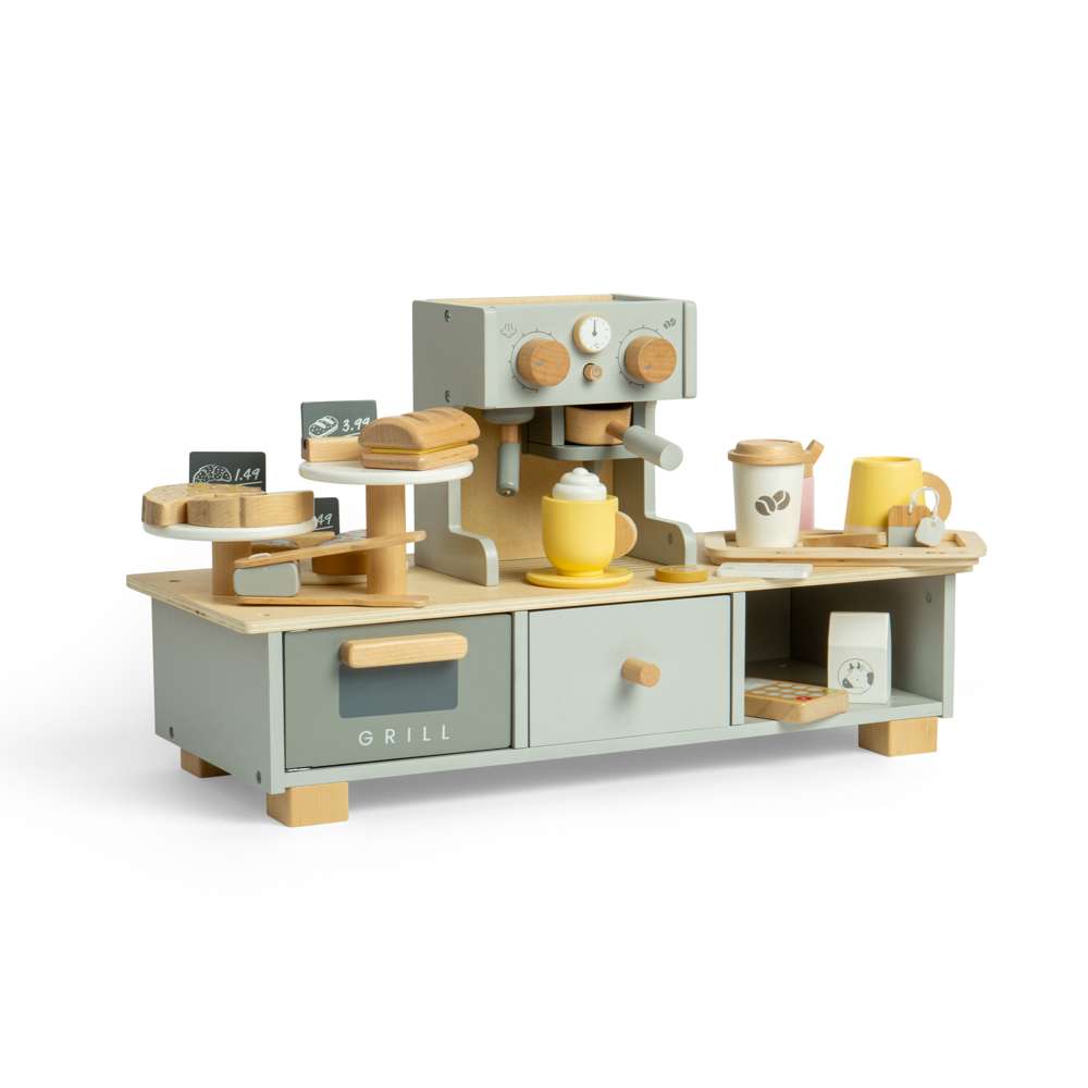 Bigjigs Wooden Coffee Shop Playset
