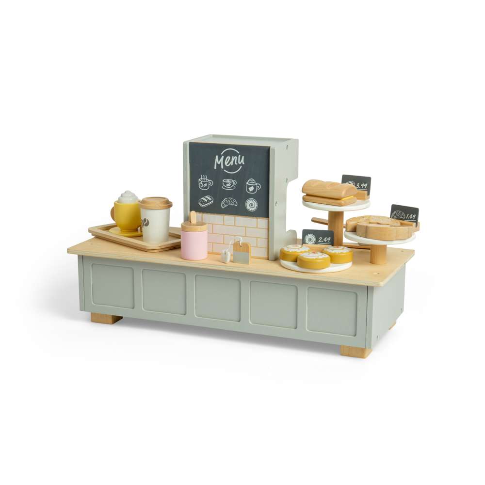Bigjigs Wooden Coffee Shop Playset
