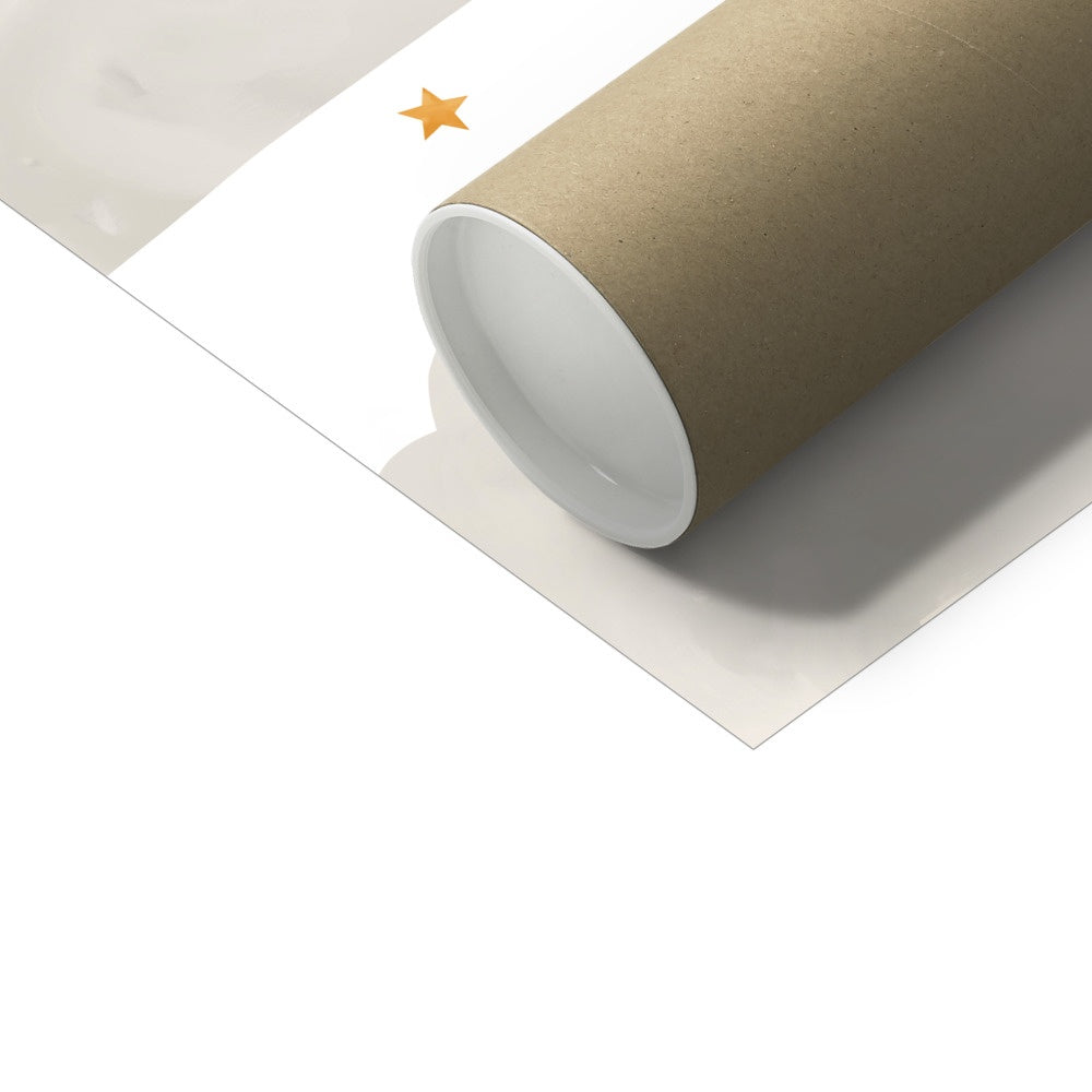 Kid of the Village Forever Exploring Art Print - White