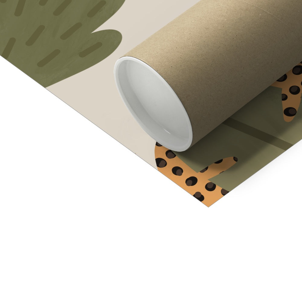 Kid of the Village Welcome to the Jungle Art Print - Stone