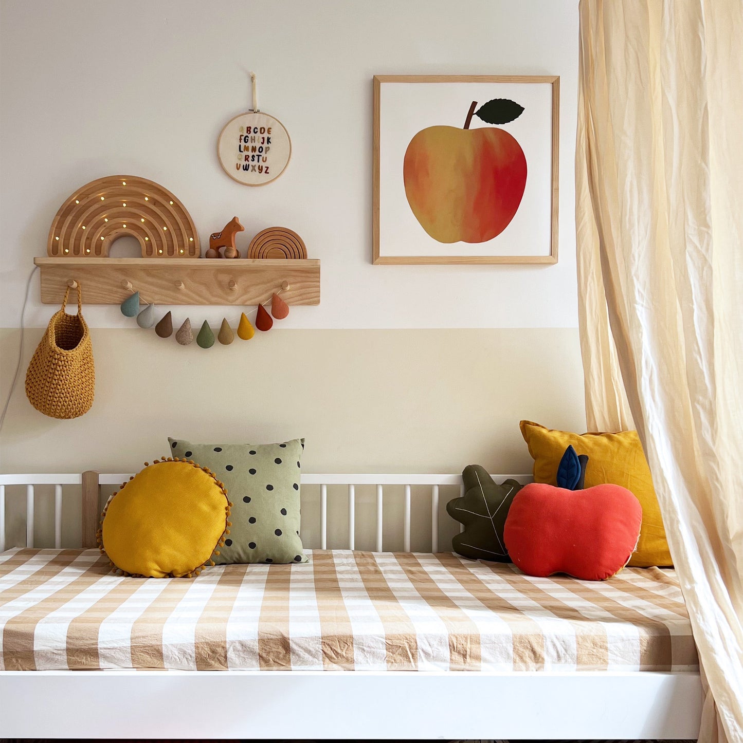 Kid of the Village Apple Art Print