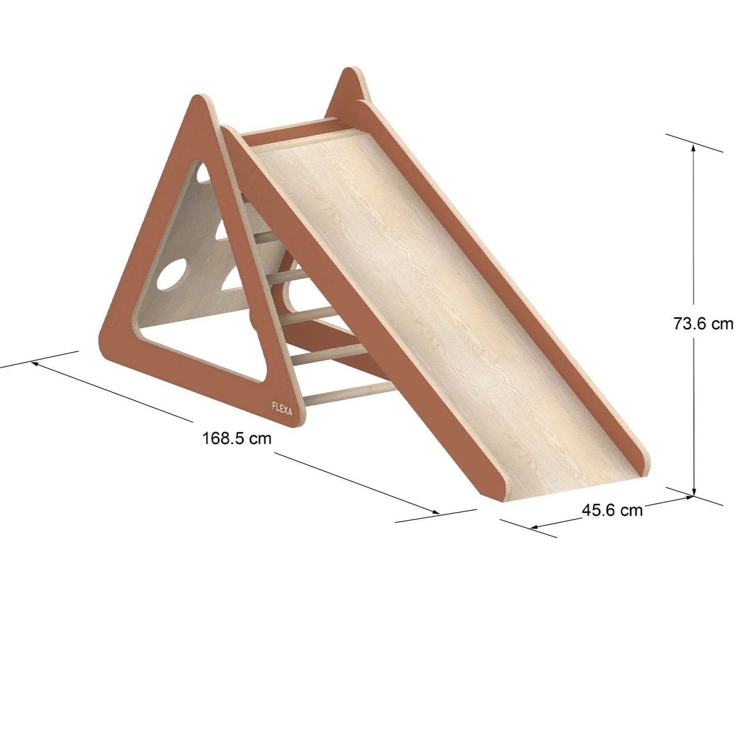 Flexa Play Tower with Slide - Blush