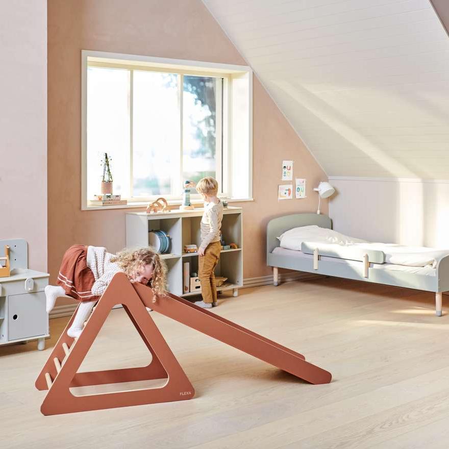 Flexa Play Tower with Slide - Blush