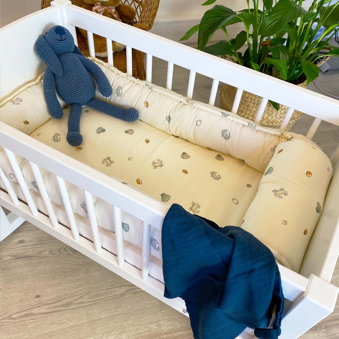 Hoppekids Baby Cradle 40 x 80 cm - White