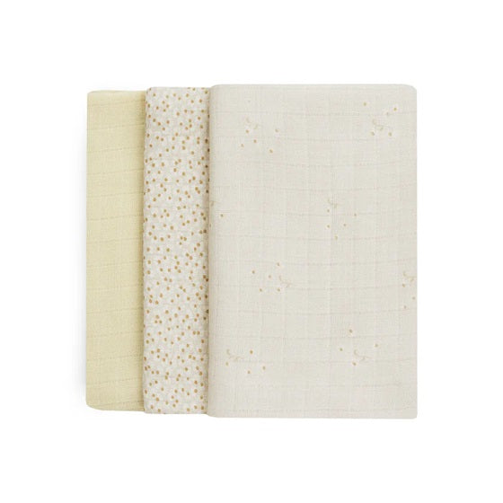 Avery Row Organic Muslin Cloths - 3 Pack - Wild Chamomile