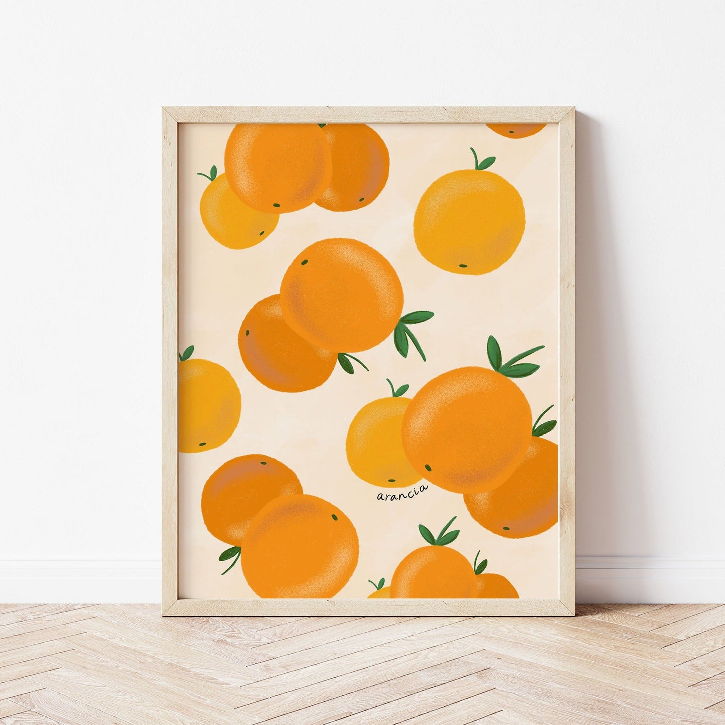 Arancia Pattern Art Print by The Little Jones (14 Sizes Available)