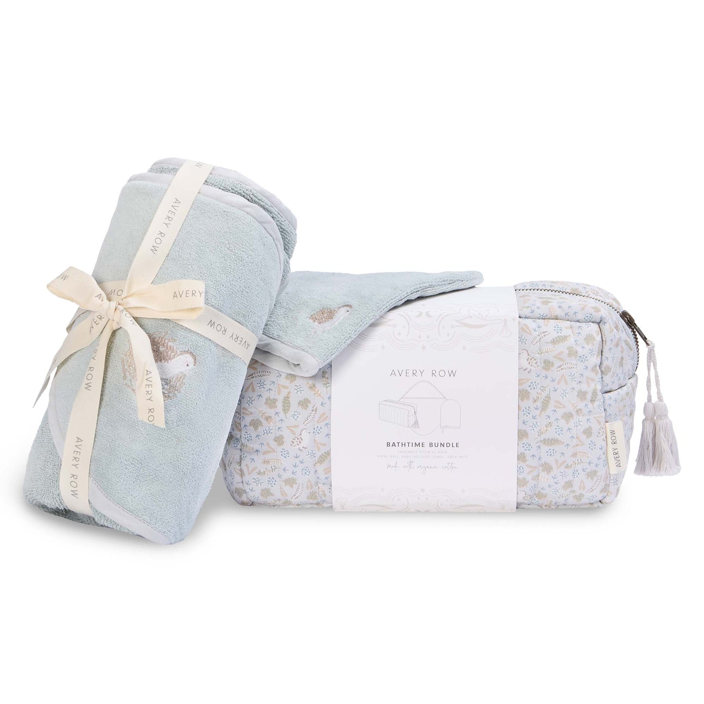 Avery Row Bathtime Bundle New Baby Gift Set - Nature Trail