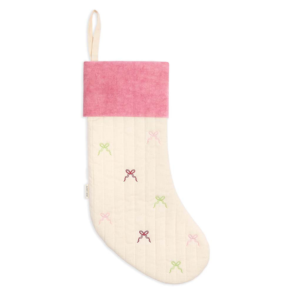 Avery Row Christmas Stocking - Bows