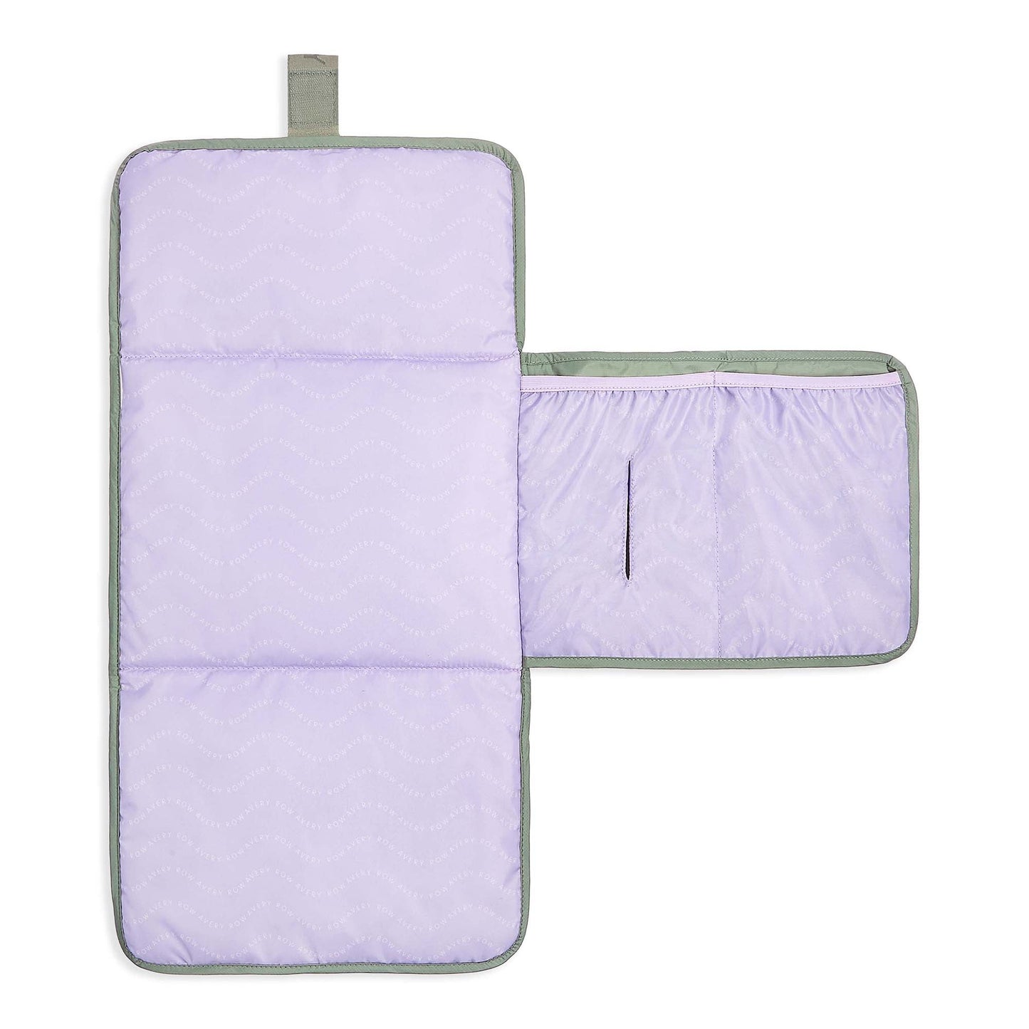 Avery Row Recycled Nylon Travel Baby Changing Mat - Olive