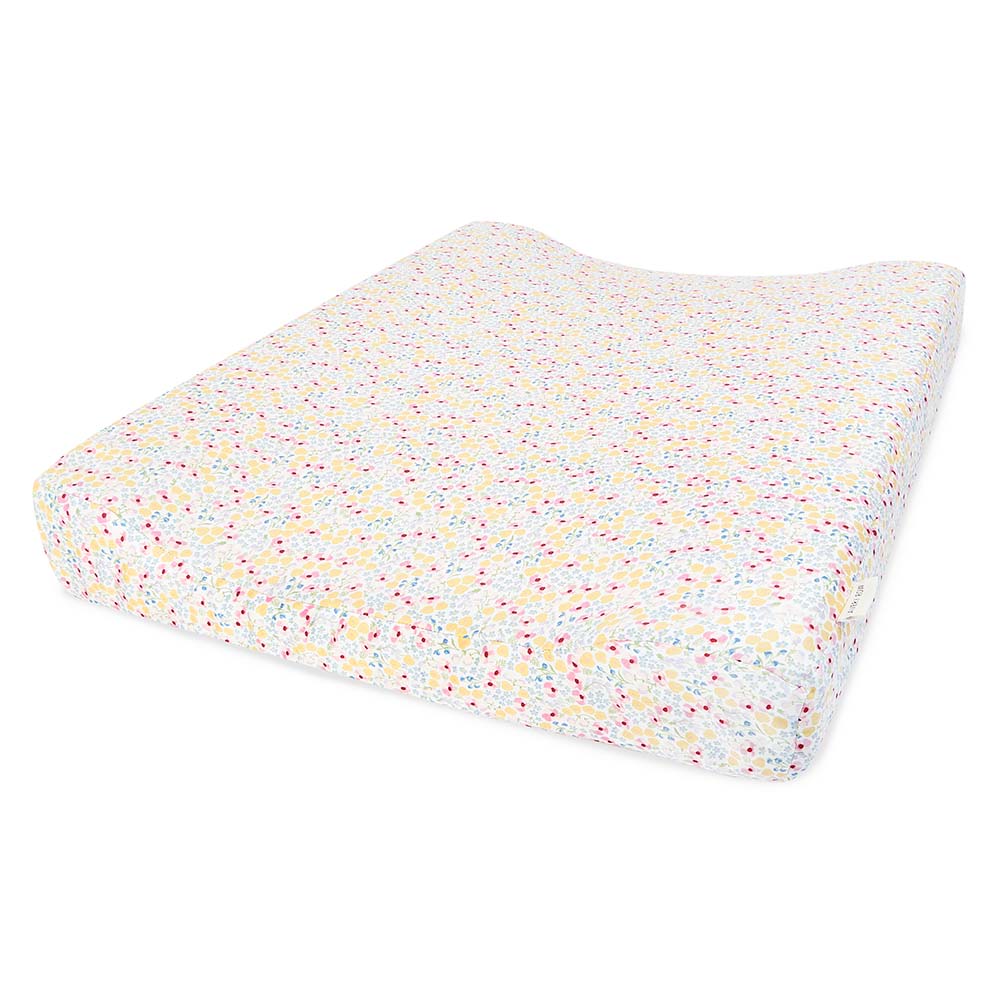 Avery Row Baby Changing Cushion - Wildflower Garden