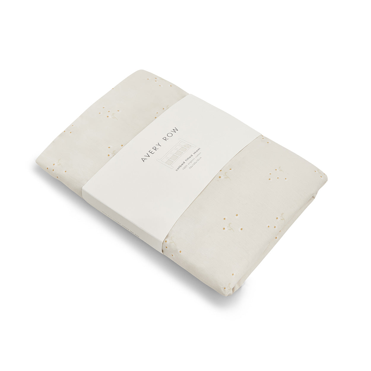Avery Row Cotbed Fitted Sheet - Wild Chamomile