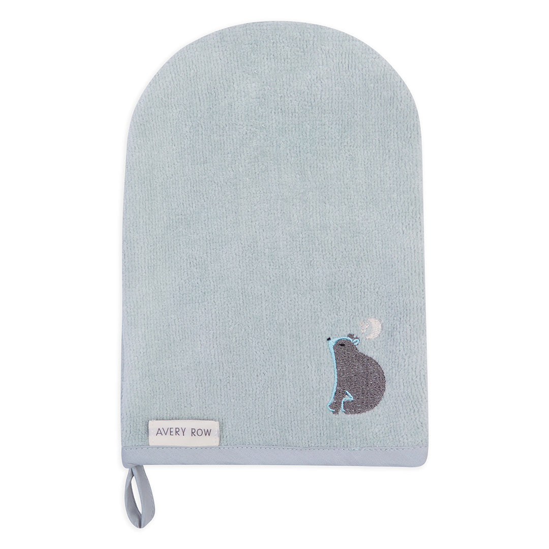 Avery Row Baby Bath Mitt - Bear