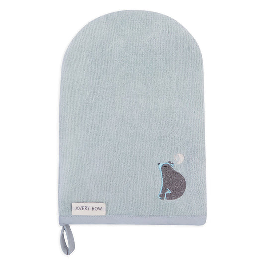 Avery Row Baby Bath Mitt - Bear