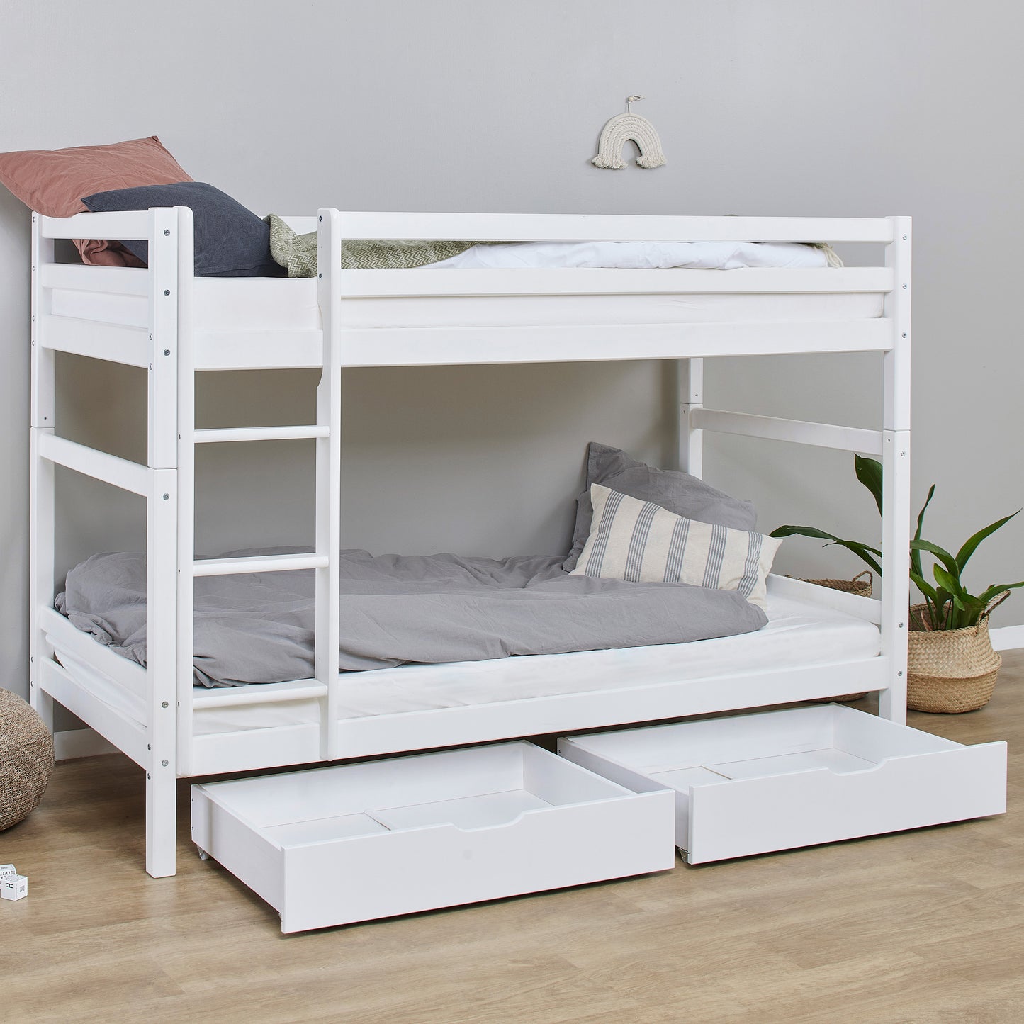Hoppekids Eco Dream Bunk Bed - 90 x 200 cm - White