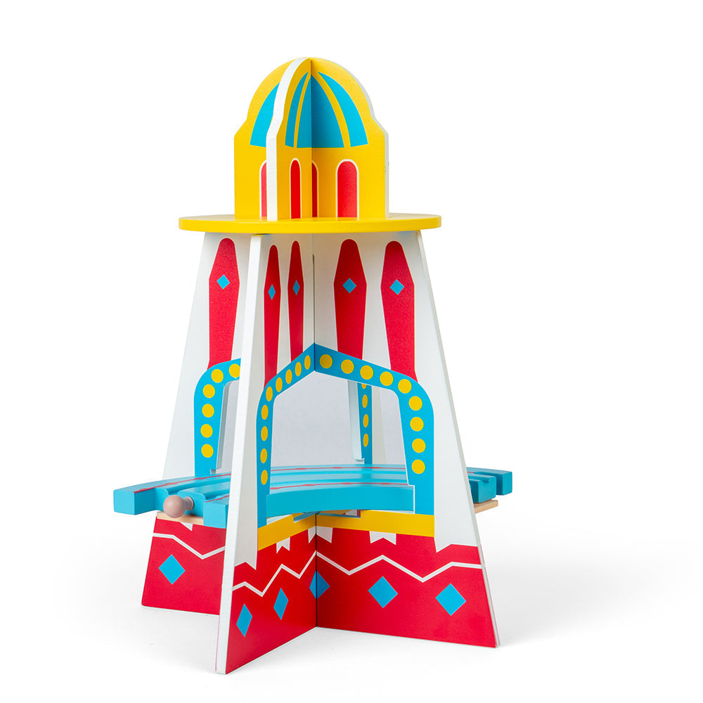 Bigjigs Wooden Fun Fair Train Set