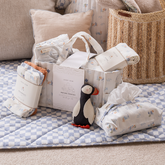 Avery Row Essentials New Baby Gift Set - Coastline