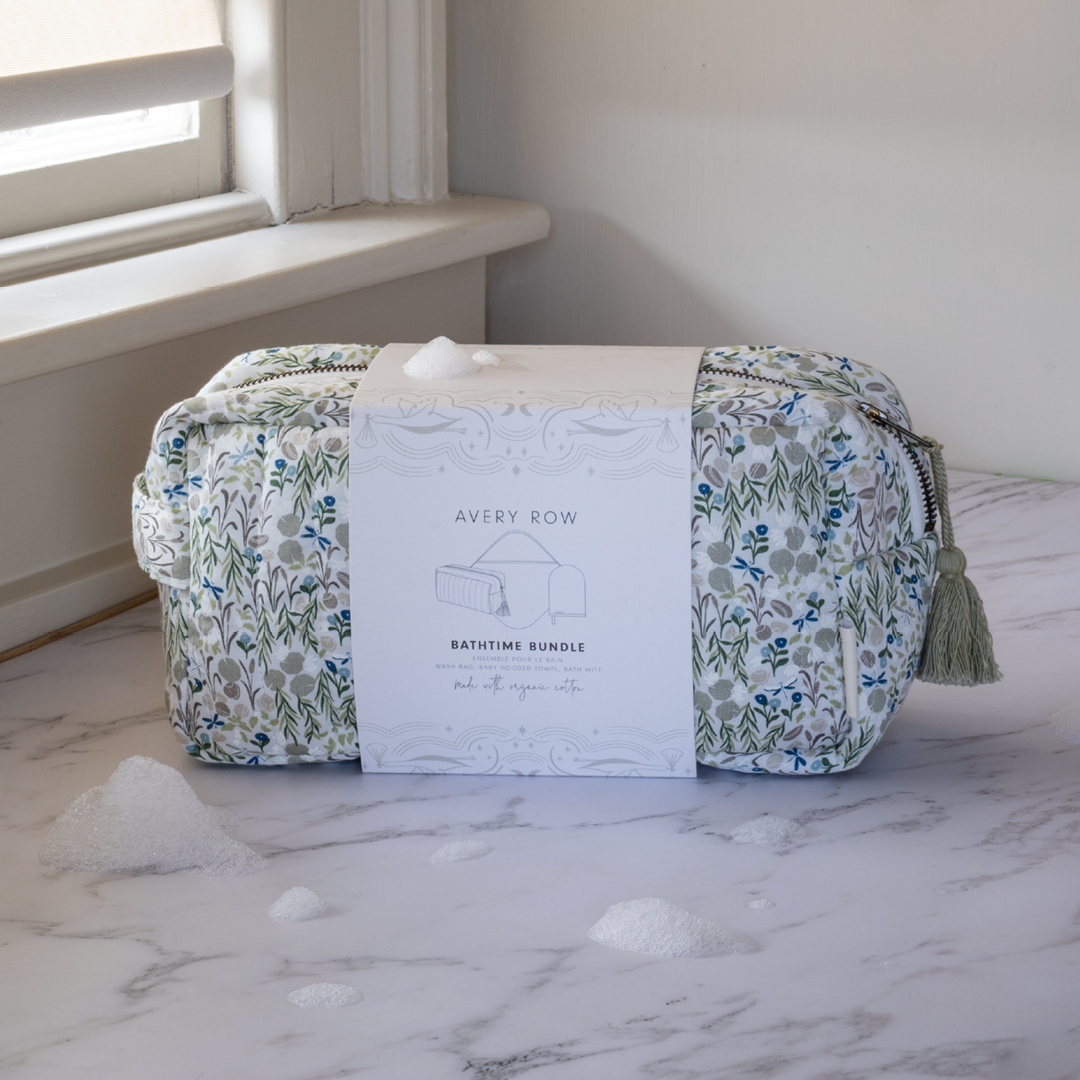 Avery Row Bathtime Bundle New Baby Gift Set - Riverbank