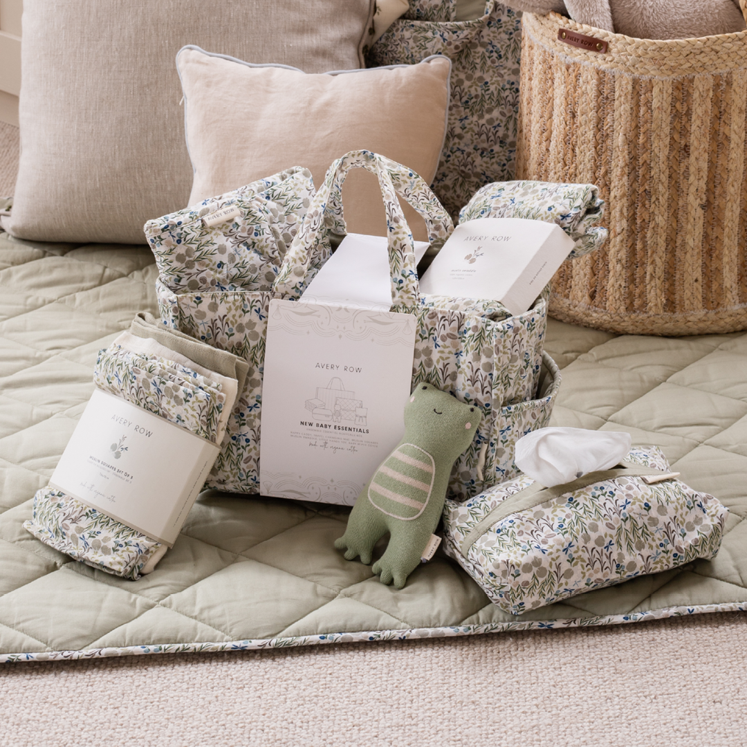 Avery Row Essentials New Baby Gift Set - Riverbank