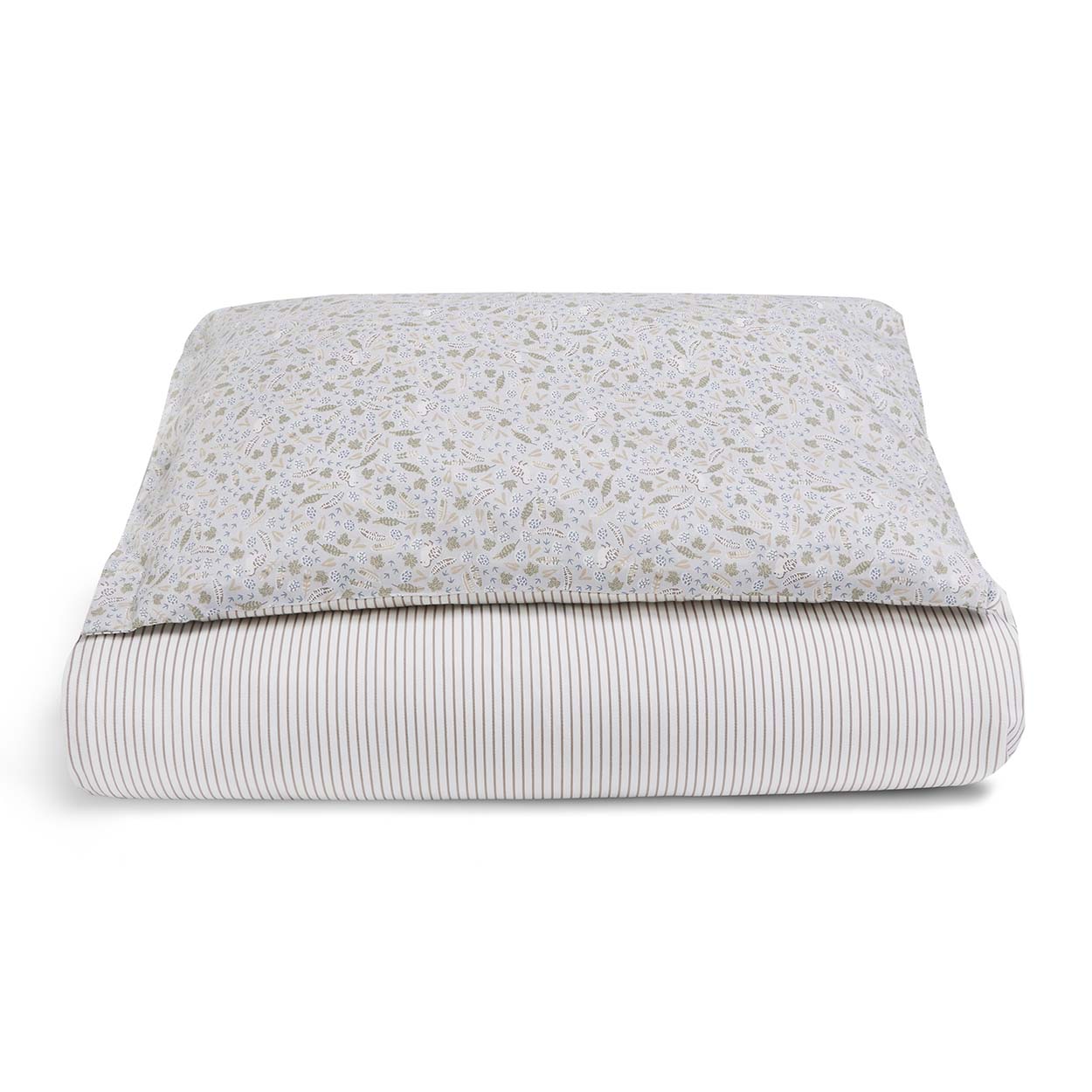 Avery Row Organic Cotton Single Bedding Set - Stripe