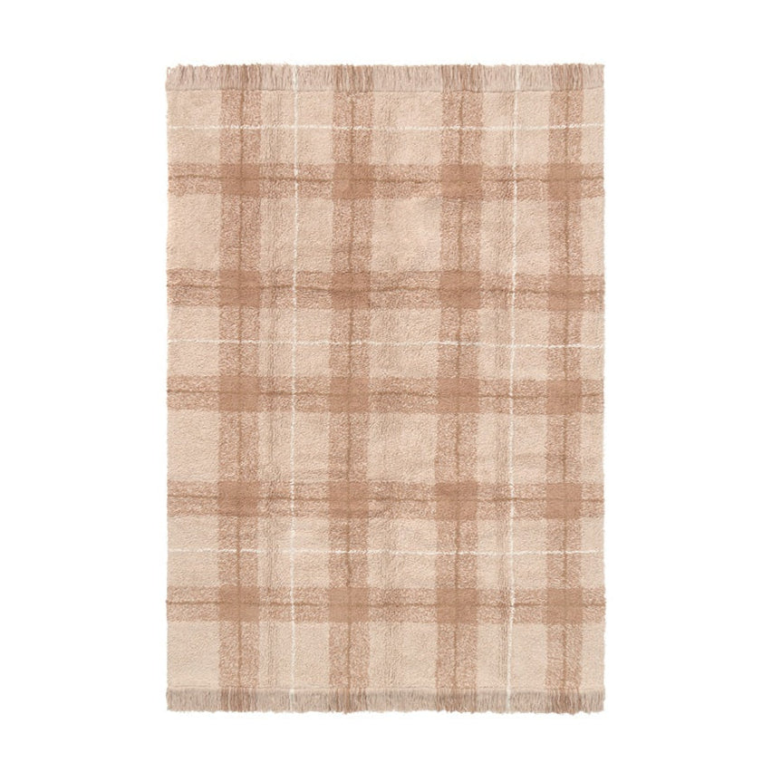 Lorena Canals Washable Rug - Tartan - Rose