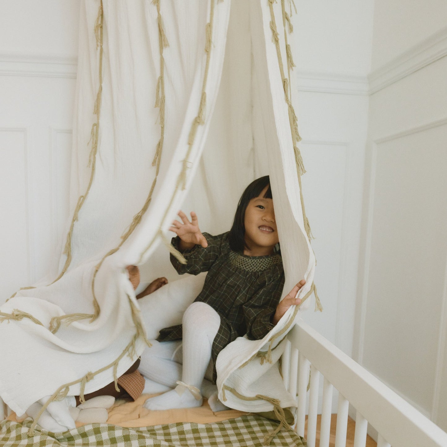 Lorena Canals Canopy - Crepe Swan Ivory