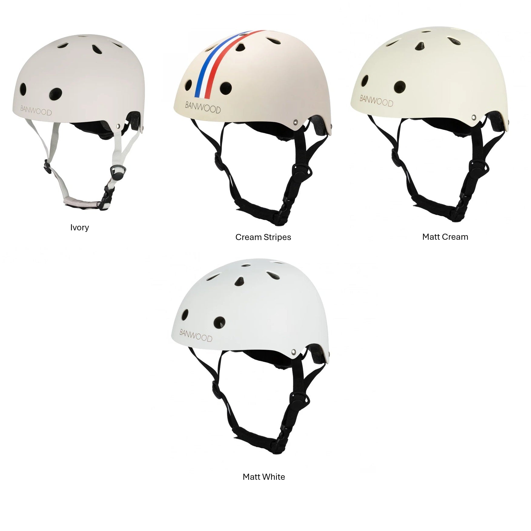 Banwood Cream Helmets