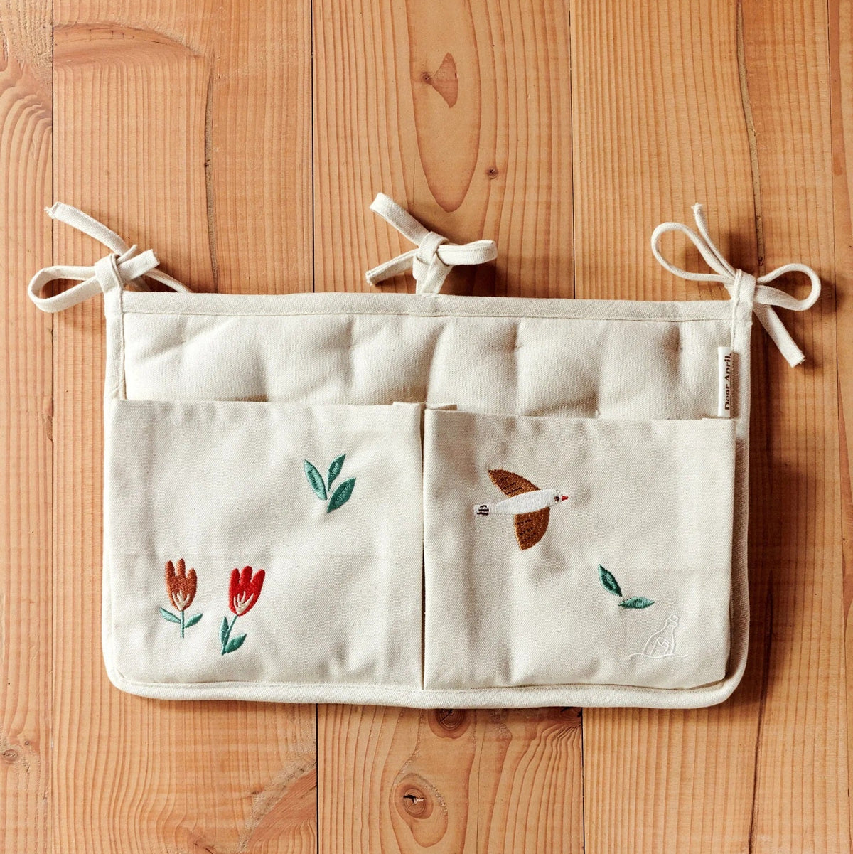 Dear April Posy Bed Pocket - Songbirds