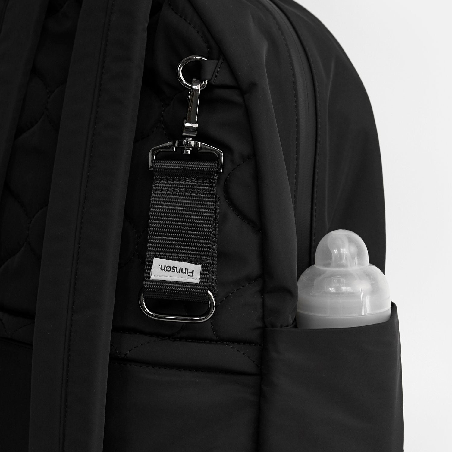 Finnsøn ANA Eco Changing Backpack With Changing Mat - Black