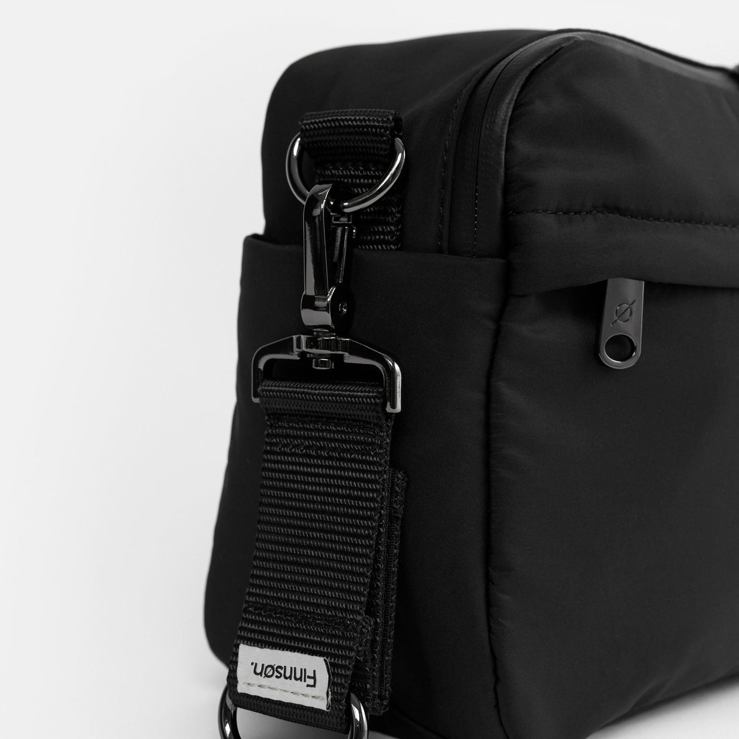 Finnsøn FRIDA Eco Stroller Organiser With Clips - Black