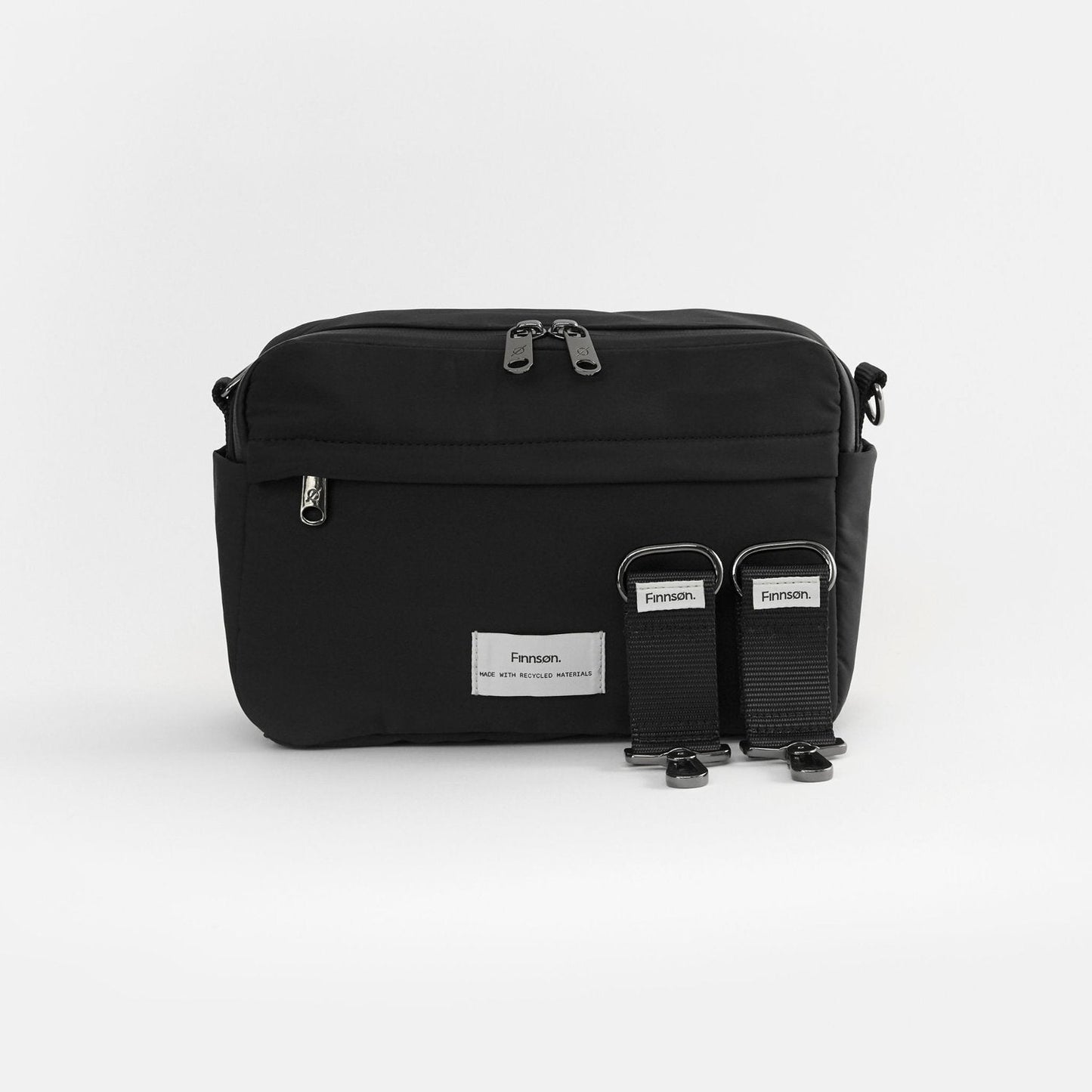 Finnsøn FRIDA Eco Stroller Organiser With Clips - Black