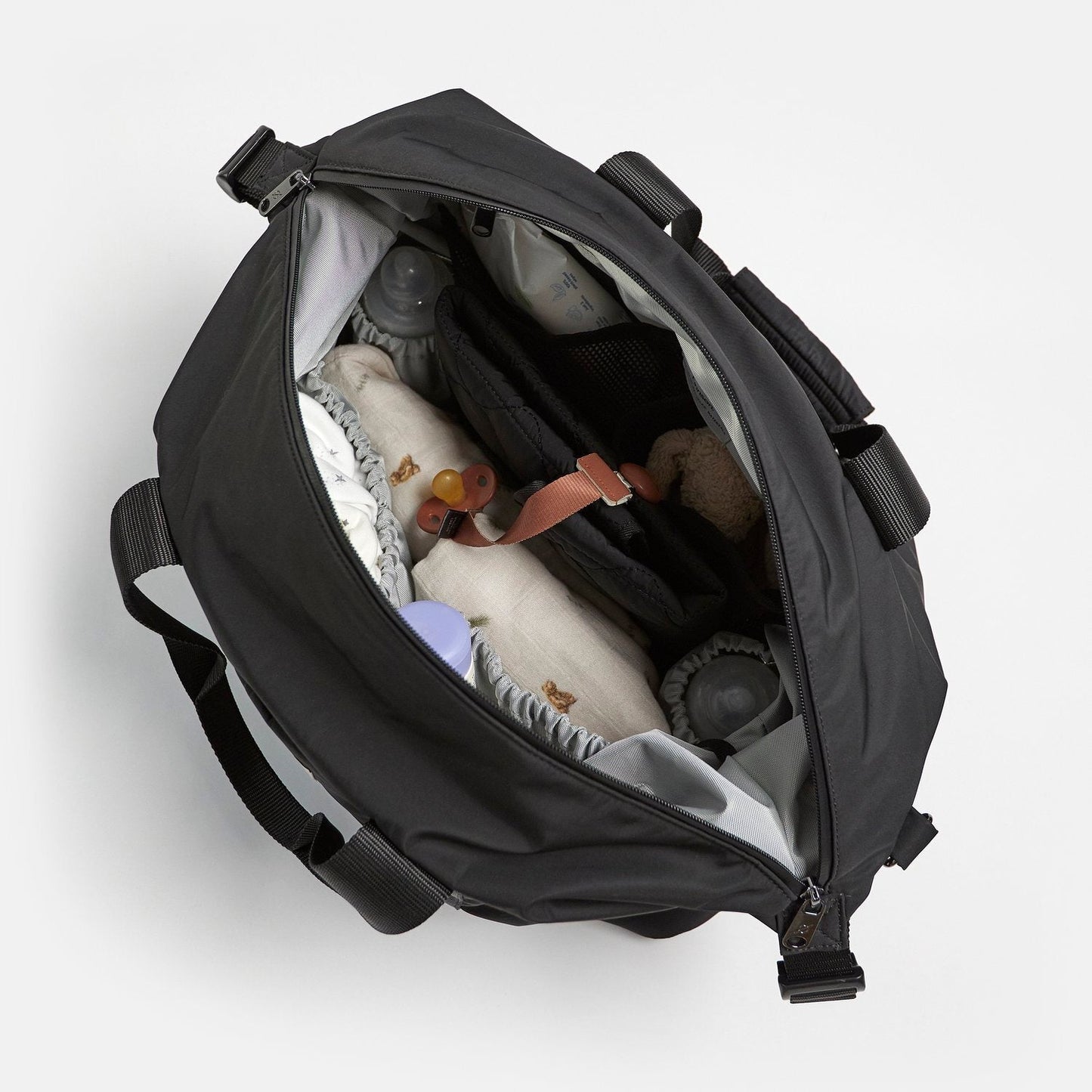 Finnsøn IDA Eco Holdall Changing Bag With Changing Mat - Black