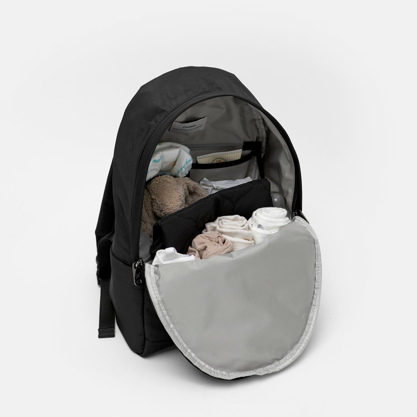 Finnsøn INGE Eco Changing Backpack - Black