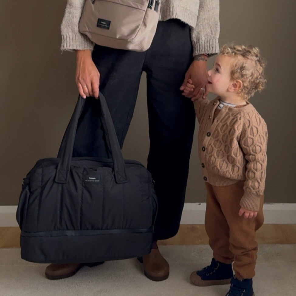 Finnsøn INNES Eco Changing Holdall with Changing Mat - Black