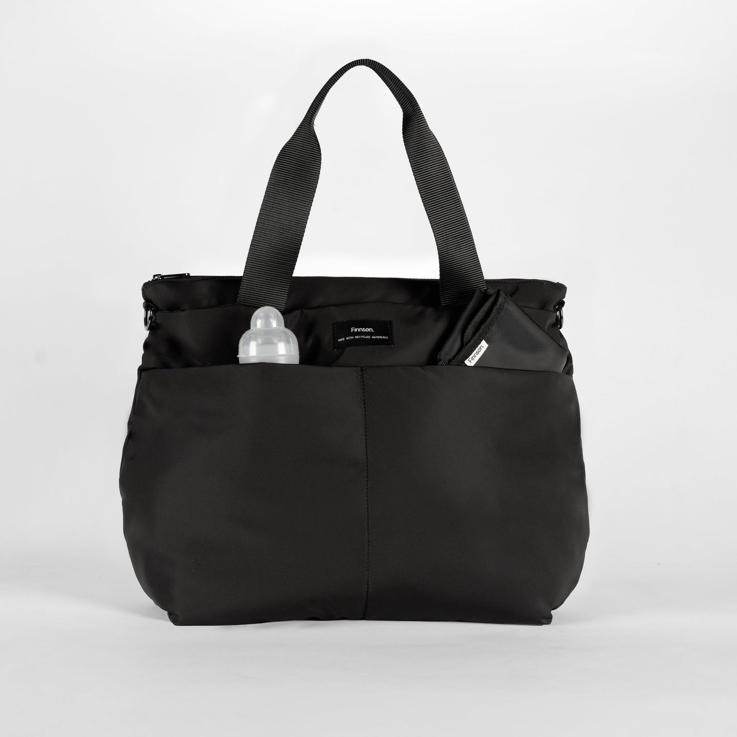 Finnsøn SIGRID Eco Changing Bag with Changing Mat - Black