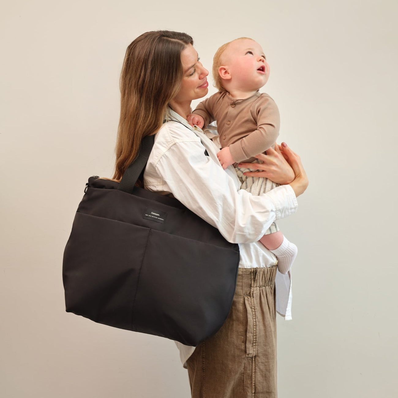 Finnsøn SIGRID Eco Changing Bag with Changing Mat - Black