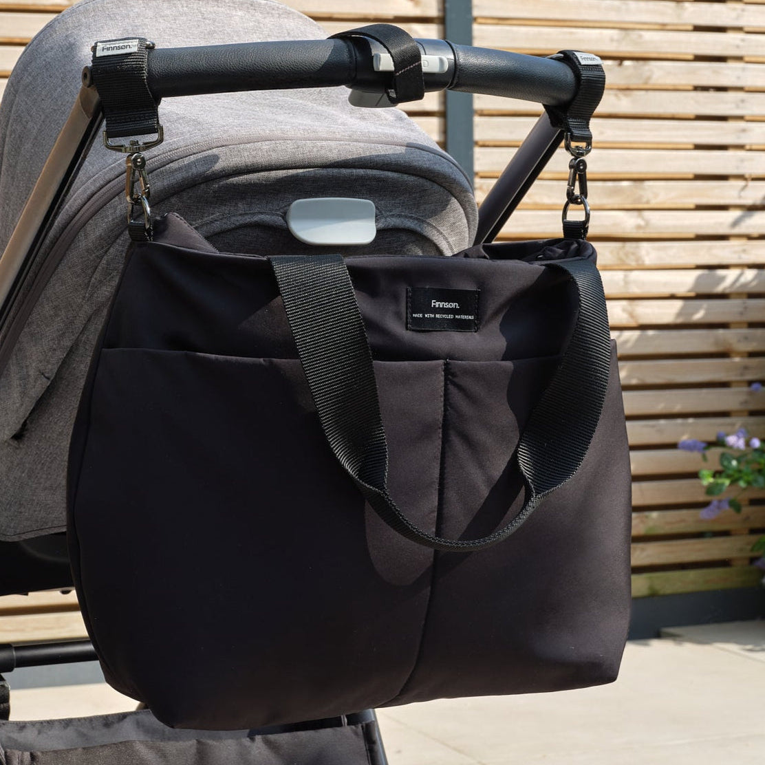 Finnsøn SIGRID Eco Changing Bag with Changing Mat - Black