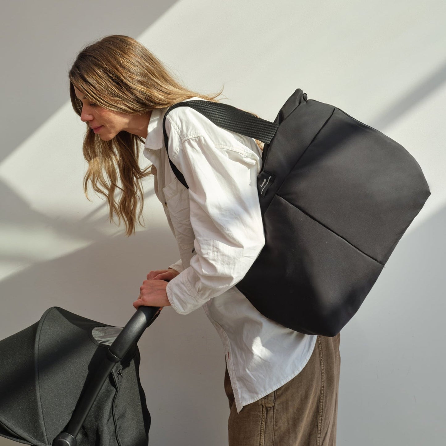 Finnsøn SIGRID Eco Changing Bag with Changing Mat - Black