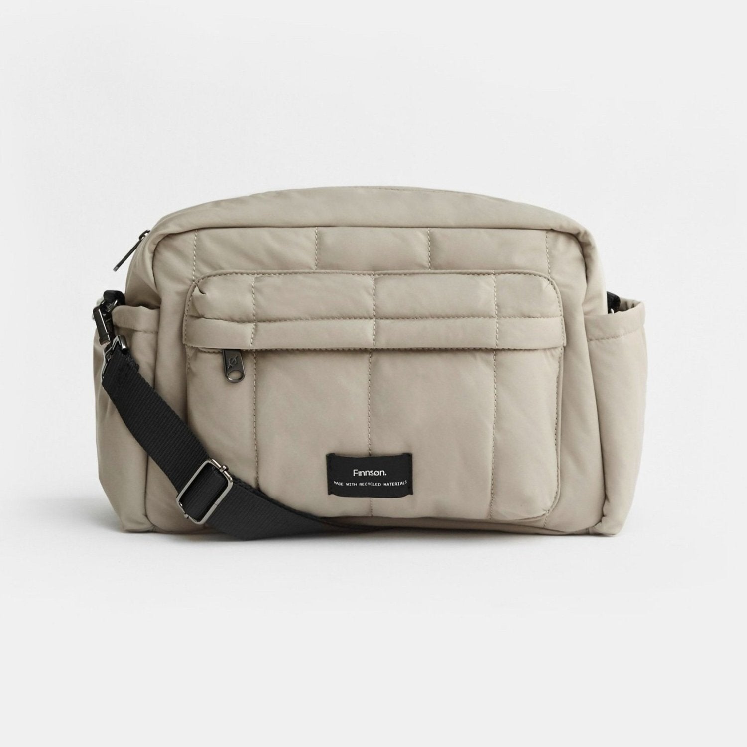 Finnsøn FREYA Eco Oversized Stroller Organiser With Clips - Taupe