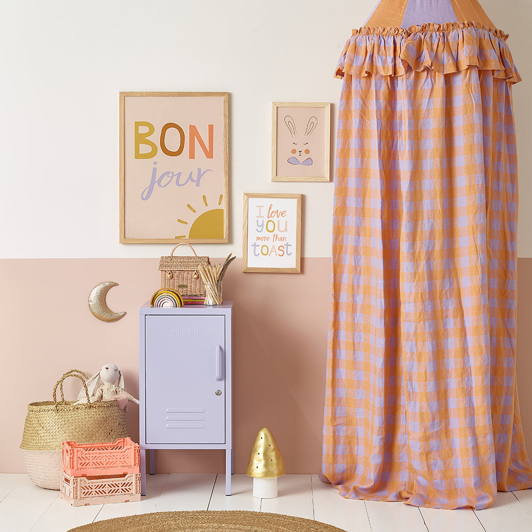 Bonjour Kids Art Print by Hibou Home