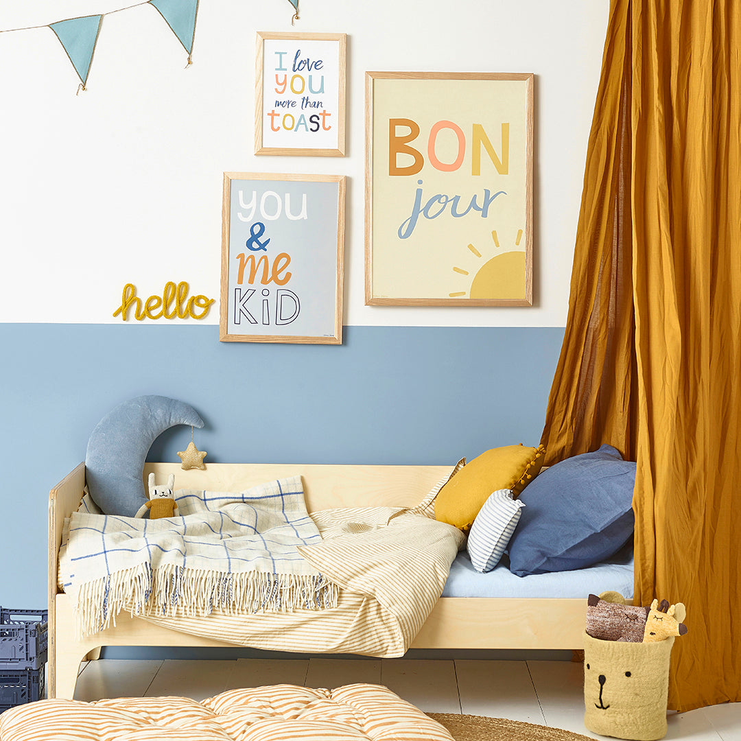 Bonjour Art Print by Hibou Home