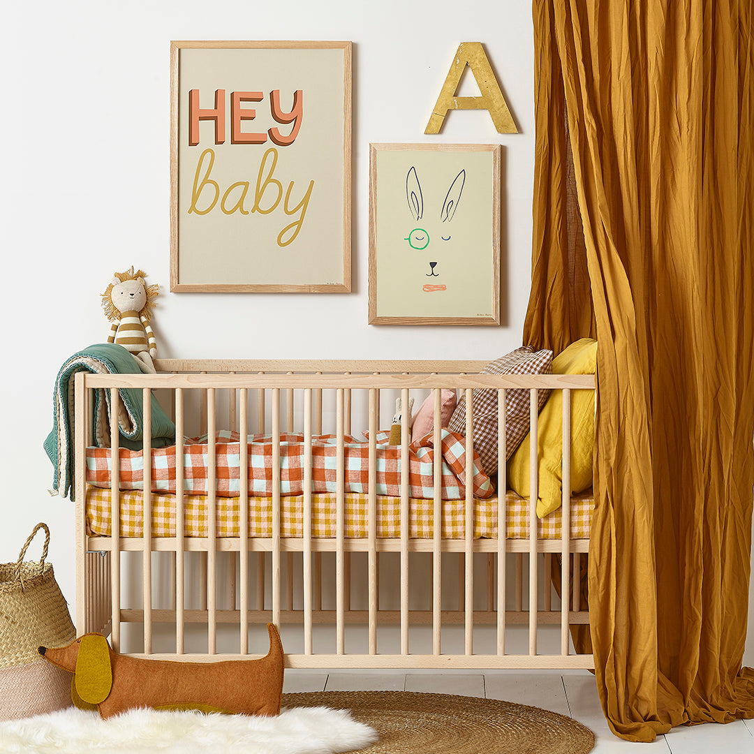 Hey Baby Art Print by Hibou Home