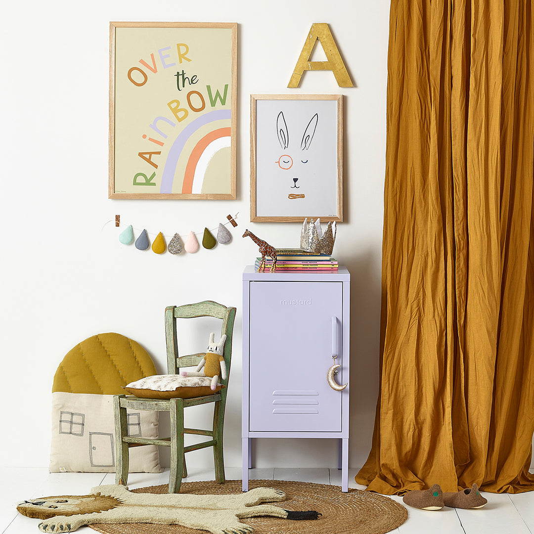 Over the Rainbow Kids Art Print by Hibou Home
