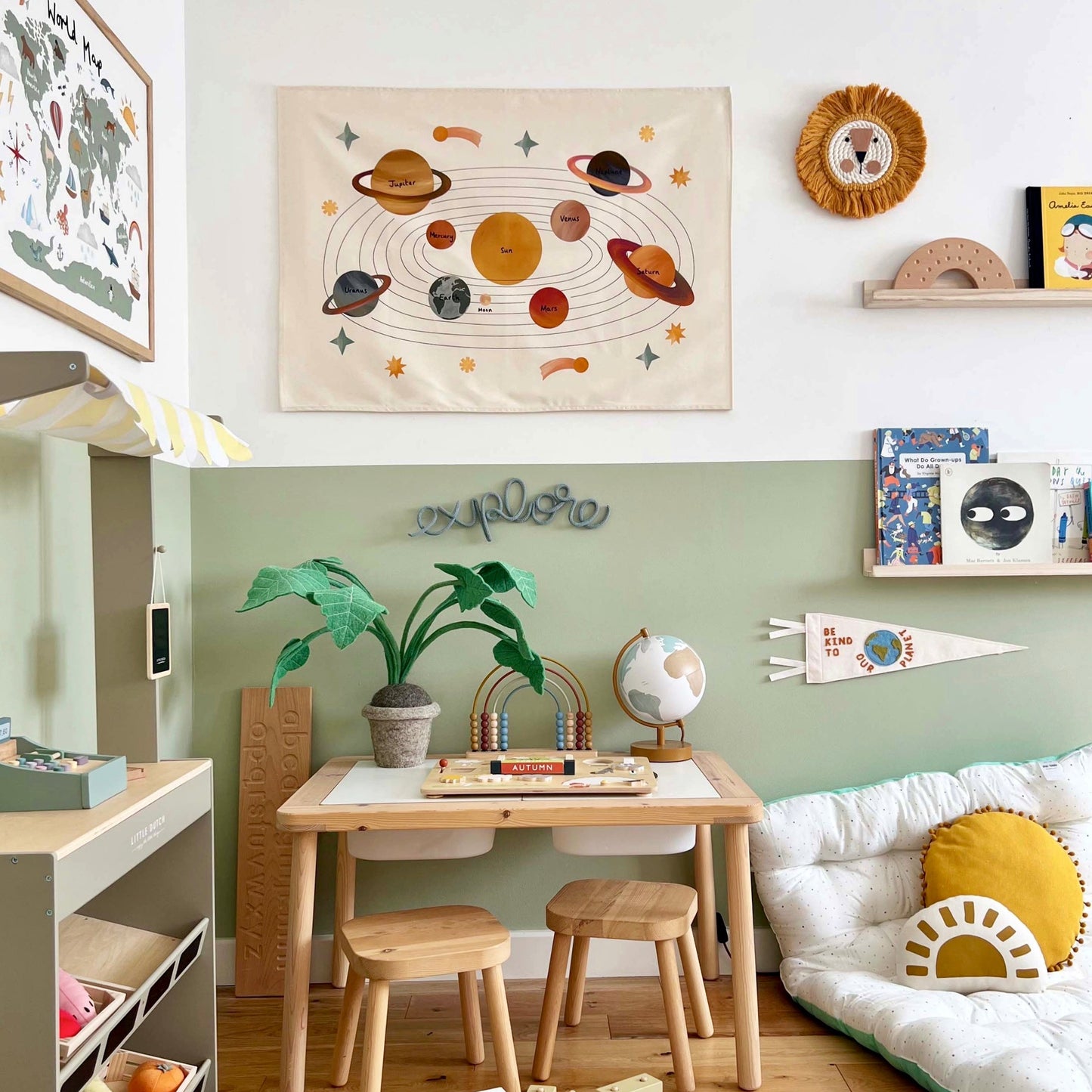 Kid of the Village Solar System Wall Hanging - Large