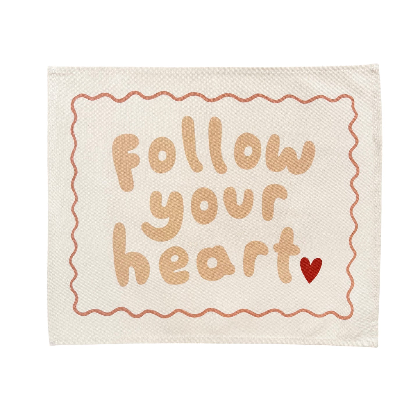 Kid of the Village Follow Your Heart Wall Banner