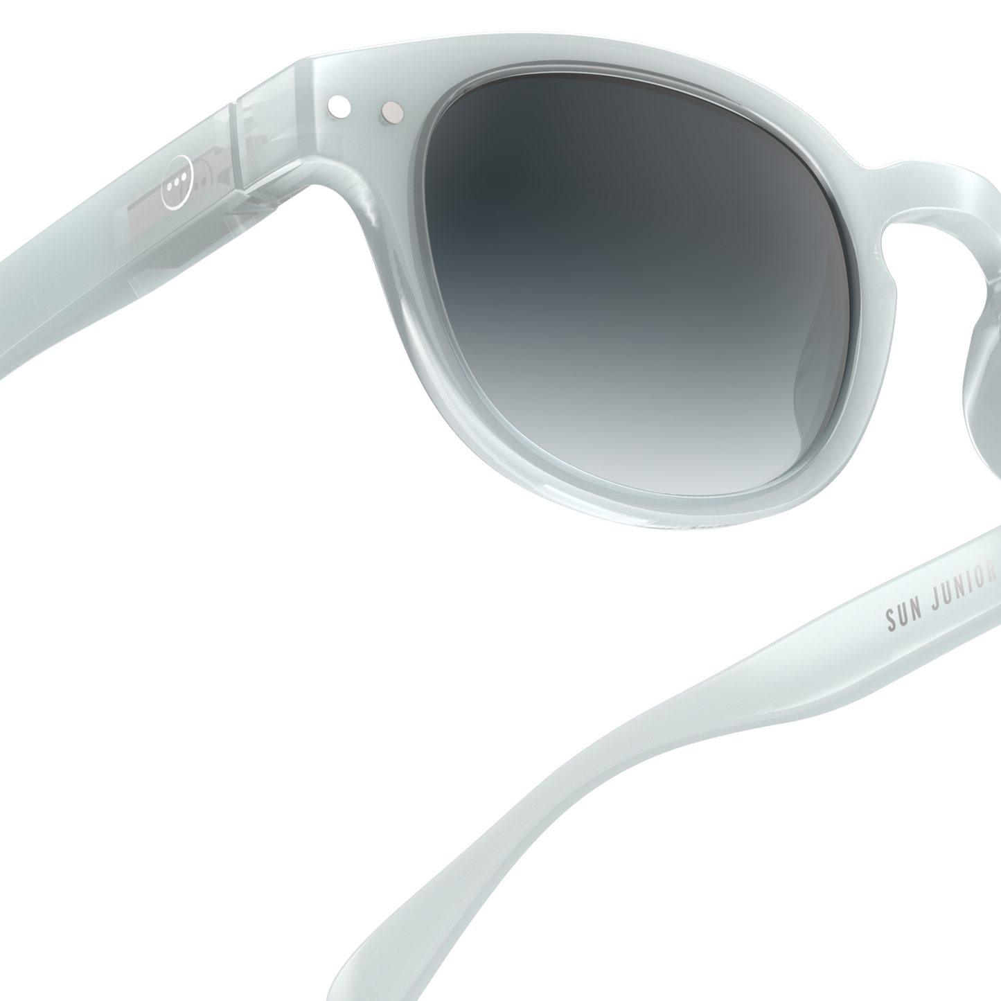IZIPIZI #C Sun Junior Kids Sunglasses - Misty Blue (5-10 Yrs)