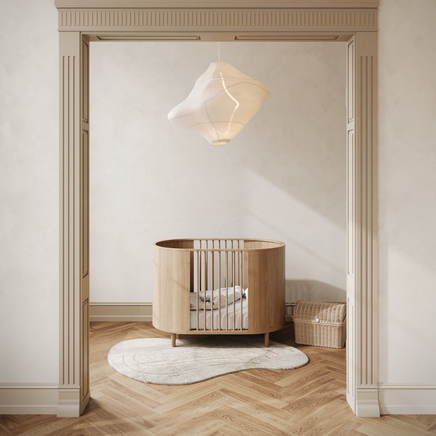 Kas Kopenhagen Kai Baby Cot - Natural Oak