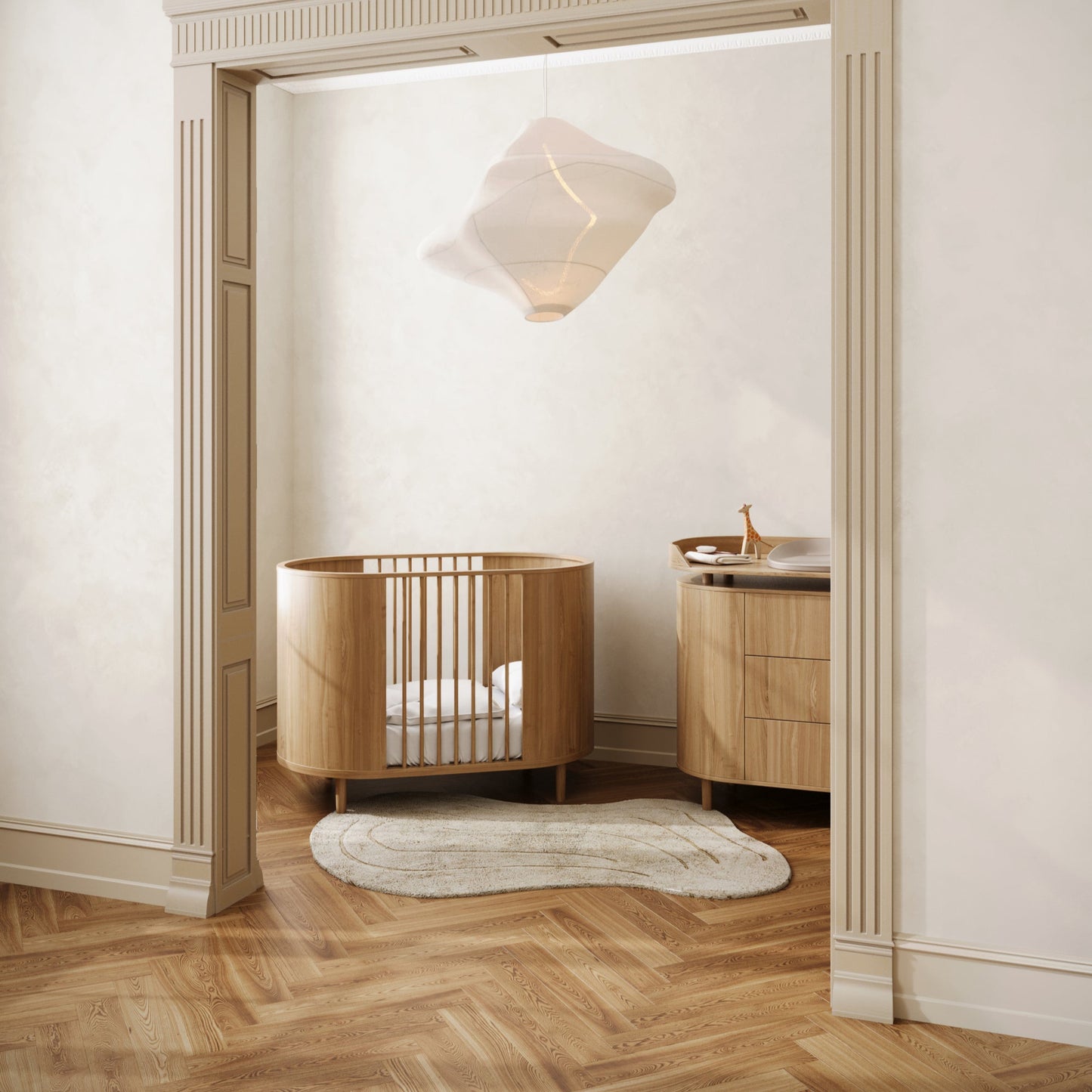 Kas Kopenhagen Kai Baby Cot - Natural Oak