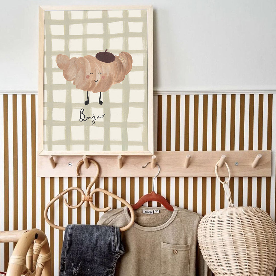 Lion & The Pear Croissant - Food Art Print