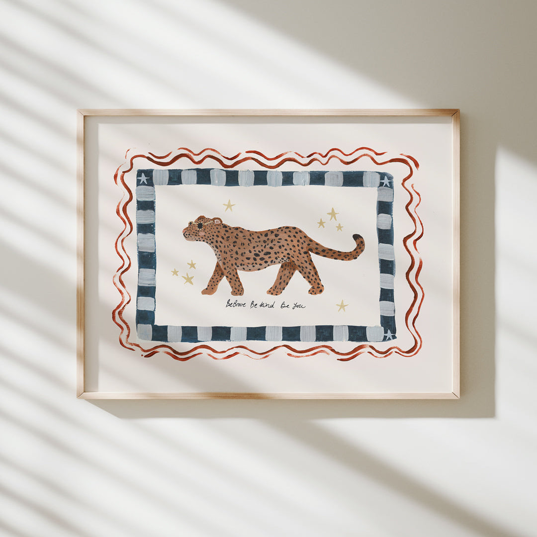 Lion & The Pear Be You - Jaguar Art Print